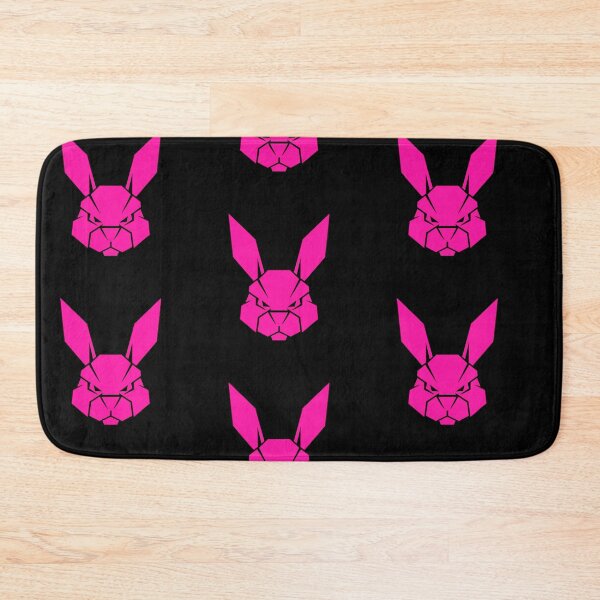 Item preview, Geometric Pink Rabbit Head – Minimalist Animal Line Art designed and sold by JonelCrafts.