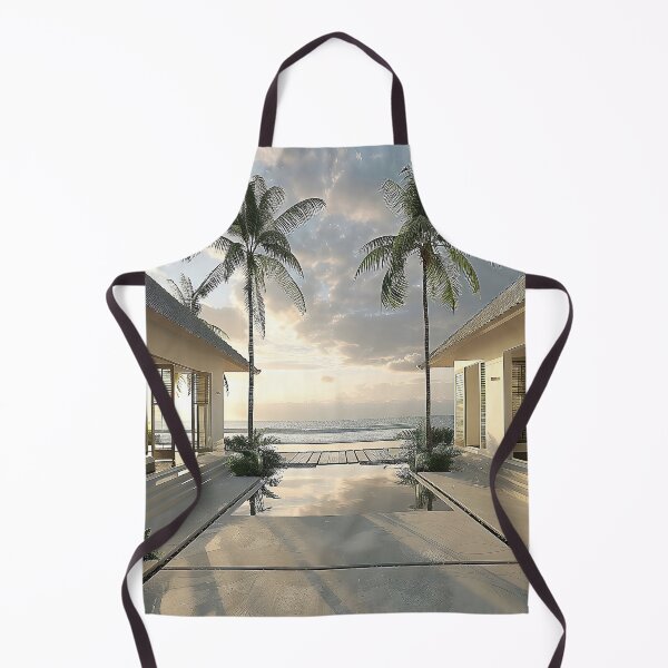 Item preview, This breathtaking 3D-rendered image showcases a modern,Balinese-inspired beach house with unparalleled ocean  designed and sold by CheerForGoods.