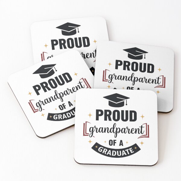 Item preview, Proud Grandparent of a Graduate - Elegant Gold & Maroon Graduation designed and sold by Sashka-.