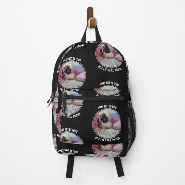 Item preview, I May Not Be Loud But I'm Still Proud Pug Rainbow designed and sold by Massara6.