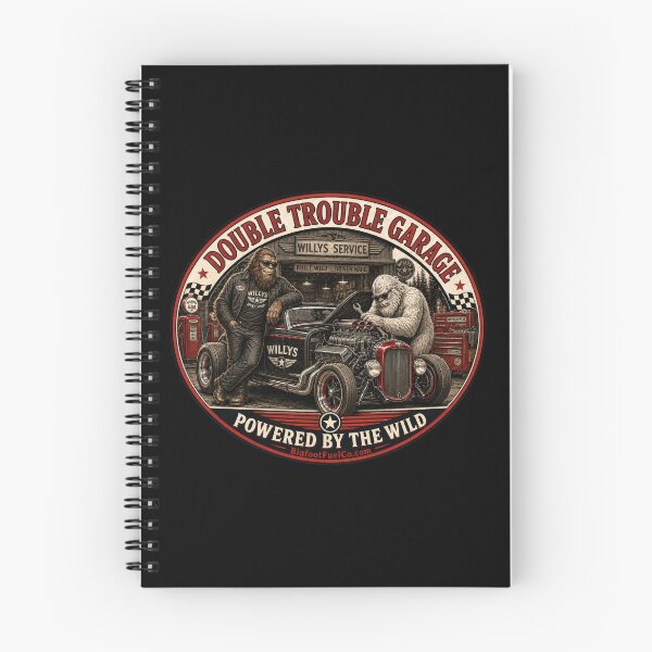 Item preview, Double Trouble Garage – Bigfoot & Yeti Willys Hot Rod Service designed and sold by Bigfoot Fuel Co.