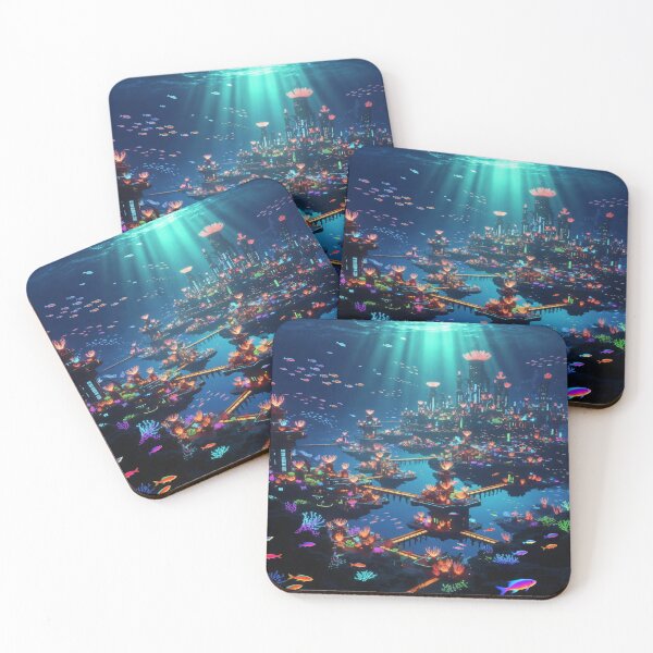 Item preview, “Neon Atlantis: The Luminous Deep designed and sold by RavenCrow444.