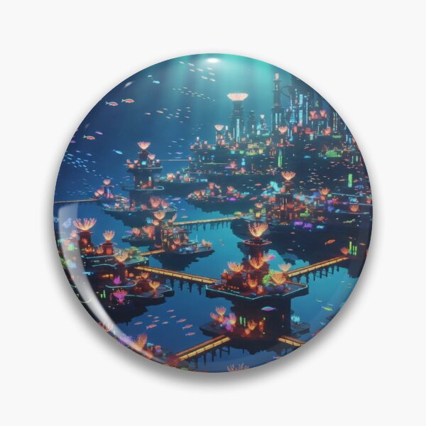 Item preview, “Neon Atlantis: The Luminous Deep designed and sold by RavenCrow444.
