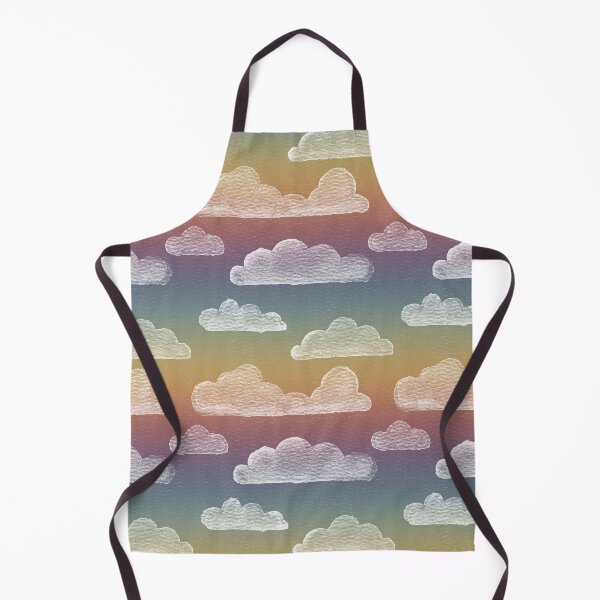 Item preview, Dreamtime Clouds Watercolor Pattern - Rainbow Sunset + Snow designed and sold by Irene Estelle.