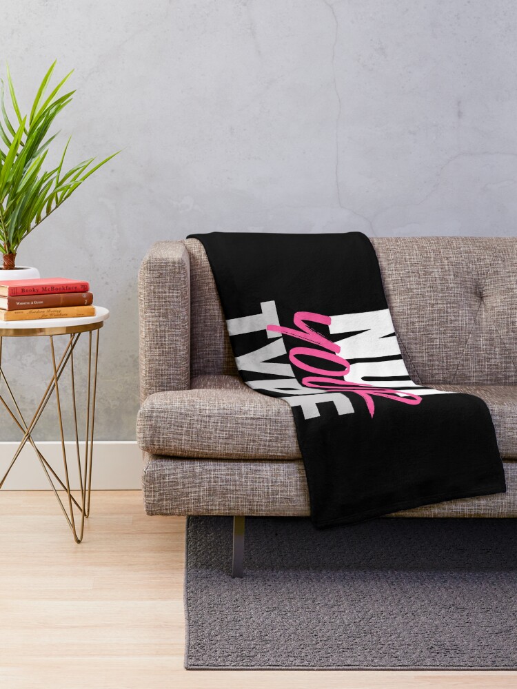 Thumbnail 2 of 6, Throw Blanket, Not Your Type Bold Statement Design designed and sold by StoryInCode.