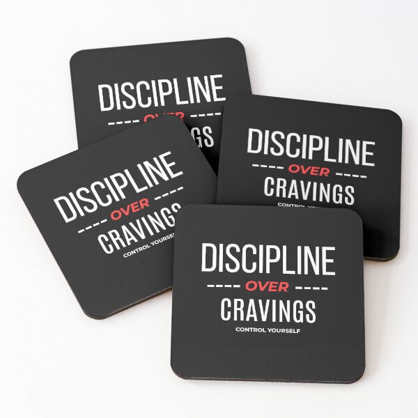 Item preview, Discipline Over Cravings Fitness Motivation designed and sold by emanni.