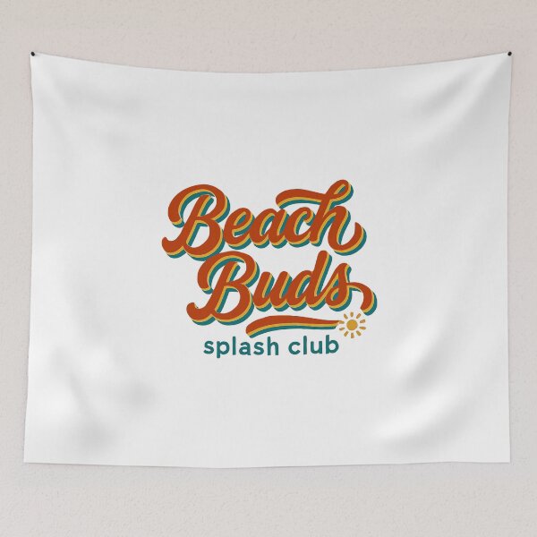 Item preview, Beach Buds Splash Club Tank Top - Retro Summer Vibes designed and sold by FestivityFinds.