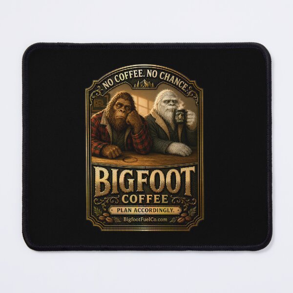 Item preview, No Coffee No Chance Bigfoot designed and sold by Bigfoot Fuel Co.