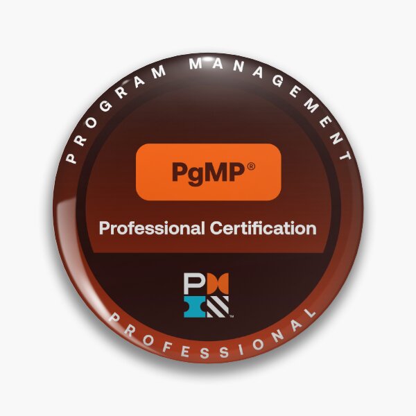 Artikelvorschau, Zertifizierungsabzeichen „Program Management Professional (PgMP)“ entworfen und verkauft von stickerartisan.