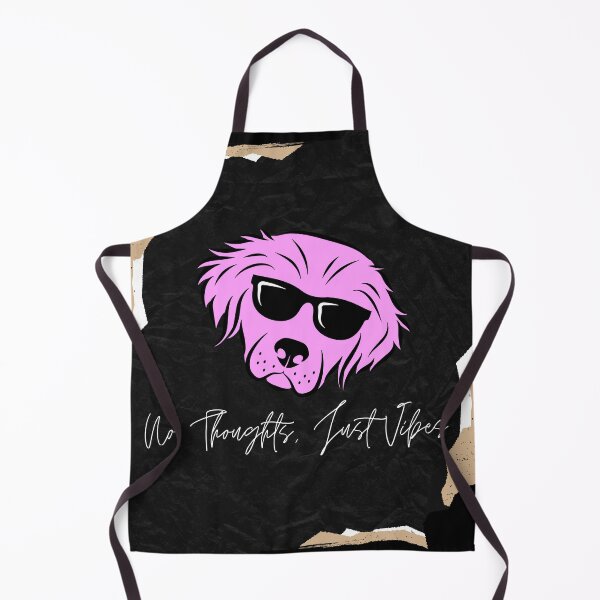 Item preview, No Thoughts Just Vibes Funny Dog Design, Chill Meme Aesthetic Sunglasses Dog designed and sold by NA-art725.