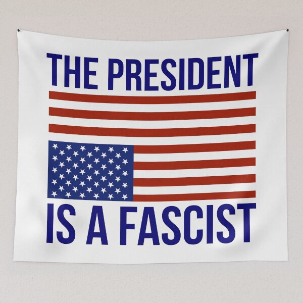 Item preview, The president is a fascist. designed and sold by Rachel the Artist .