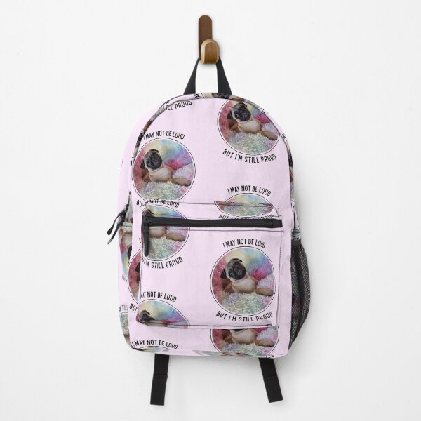 Item preview, I May Not Be Loud But I'm Still Proud Pug Rainbow designed and sold by Massara6.