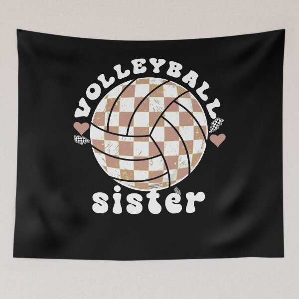 Item preview, Trendy Volleyball Sister Checkered Aesthetic Design designed and sold by LarryMBrown.