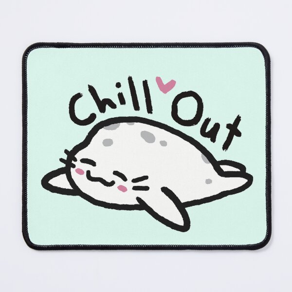 Item preview, Little harp seal pup relaxing chill out designed and sold by LynnStarfish.