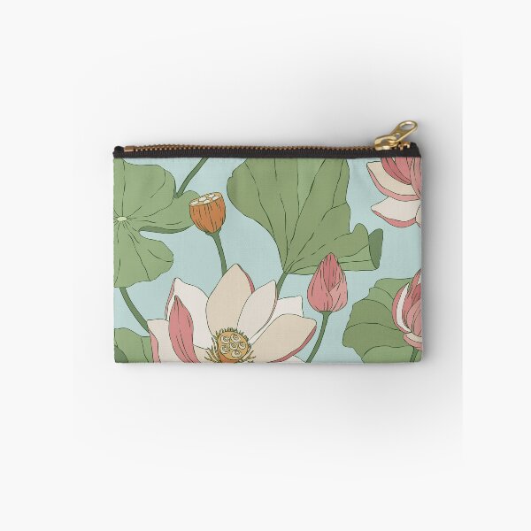 Item preview, Blue Lotus Floral background designed and sold by dacoparo.