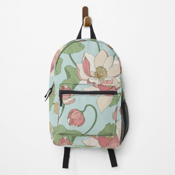 Item preview, Blue Lotus Floral background designed and sold by dacoparo.