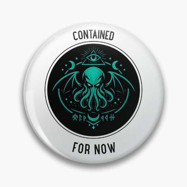 Item preview, Contained for Now Occult Minimal Cthulhu Teal designed and sold by Massara6.