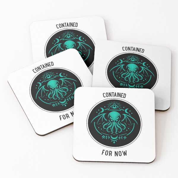 Item preview, Contained for Now Occult Minimal Cthulhu Teal designed and sold by Massara6.