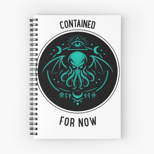 Item preview, Contained for Now Occult Minimal Cthulhu Teal designed and sold by Massara6.