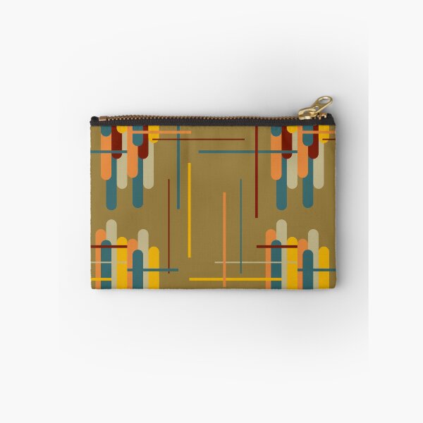 Item preview, Mid Century Modern Geometric Fusion - Abstract Retro Olive Pattern designed and sold by Luckymoon2000.