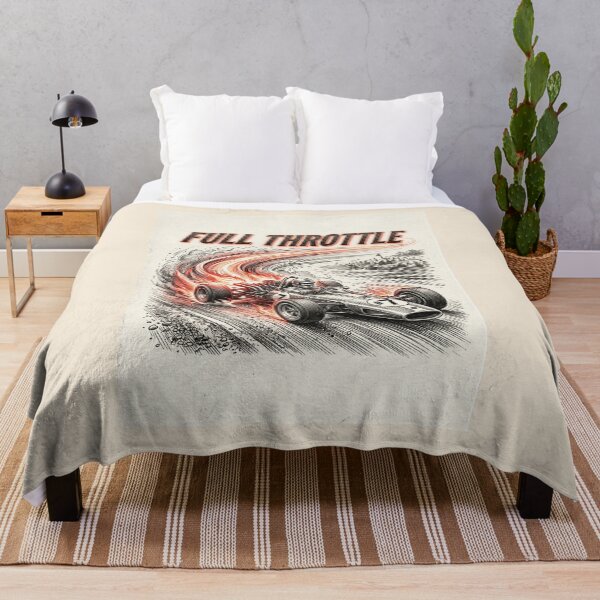 Item preview, Vintage Racing Car Full Throttle Speed T-Shirt designed and sold by MaynyStudio.