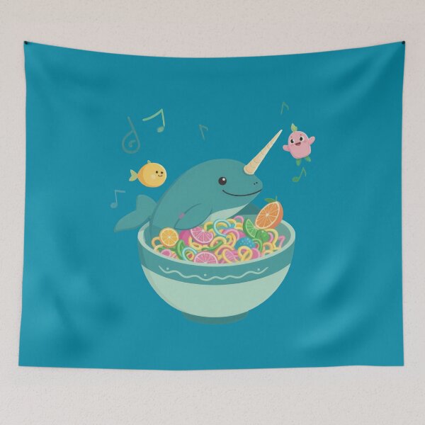 Item preview, Narwhal Noodle Soup designed and sold by NOTSNIW ART.