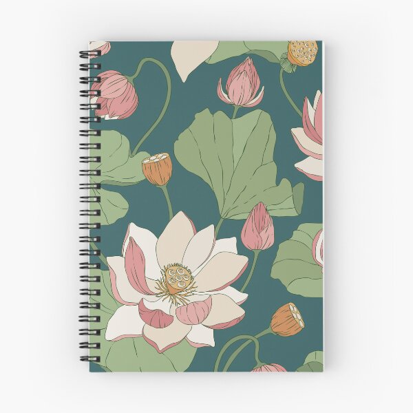 Item preview, Green Lotus Floral background designed and sold by dacoparo.