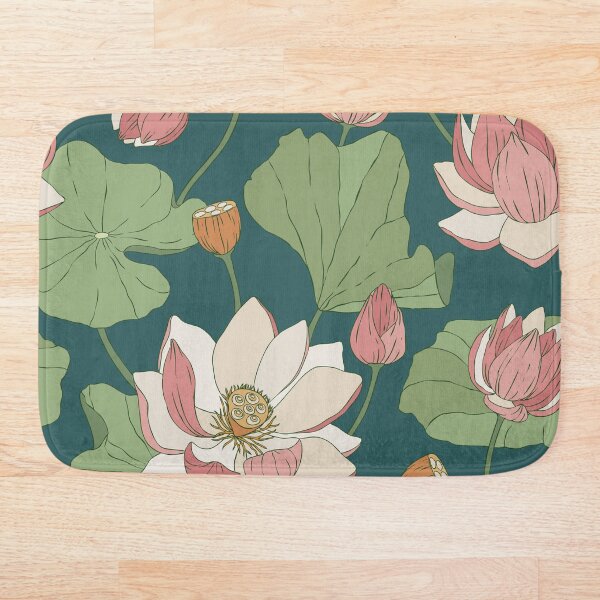 Item preview, Green Lotus · Floral background designed and sold by dacoparo.