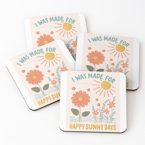 Item preview, I Was Made for Happy Sunny Days Greeting Card - Floral Sun Design designed and sold by FestivityFinds.