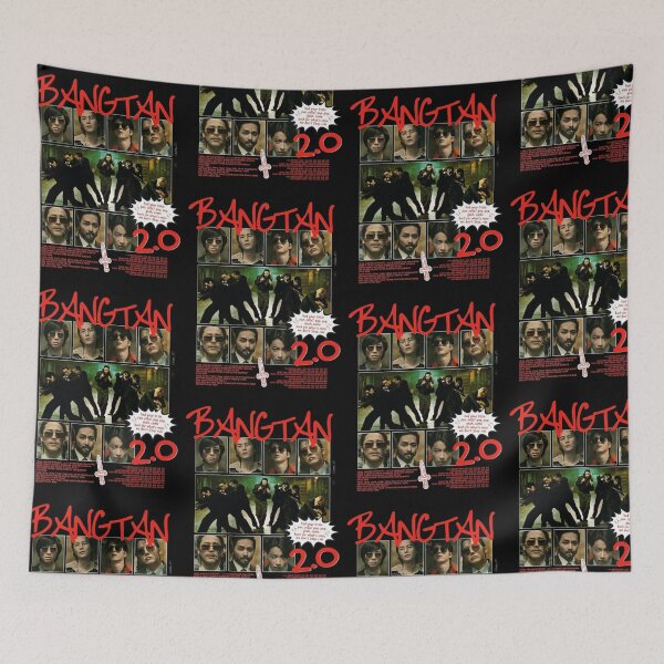 Item preview, BTS Bangtan 2.0 Retro Cinematic Concept Poster designed and sold by moamaxshop.