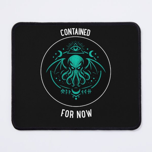 Item preview, Contained for Now Occult Minimal Cthulhu Teal T-Shirt designed and sold by Massara6.