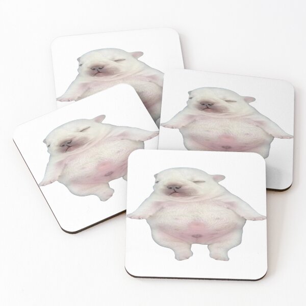 Item preview, Pibble, a chubby little dog, is sleeping. designed and sold by NF Designs Studio DTF.