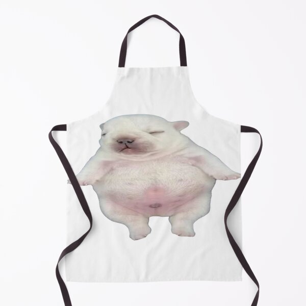 Item preview, Pibble, a chubby little dog, is sleeping. designed and sold by NF Designs Studio DTF.
