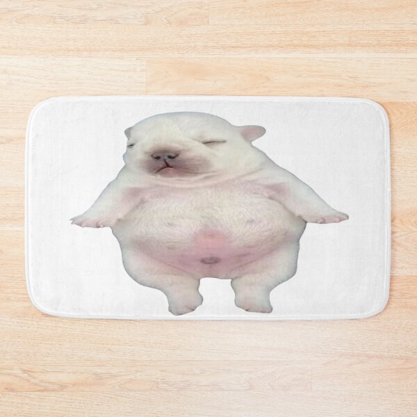 Item preview, Pibble, a chubby little dog, is sleeping. designed and sold by NF Designs Studio DTF.