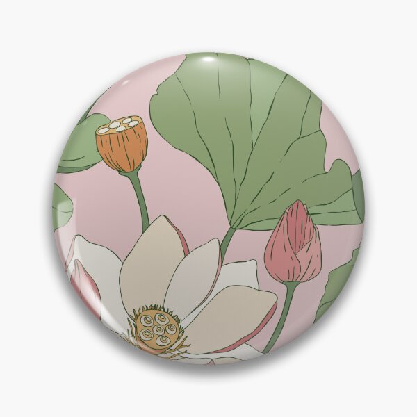 Item preview, Pink Lotus · Floral background designed and sold by dacoparo.