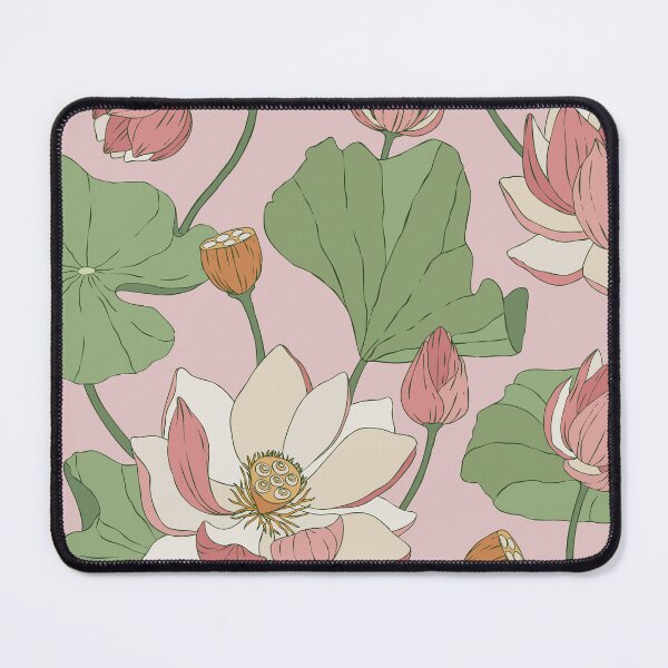 Item preview, Pink Lotus Floral background designed and sold by dacoparo.