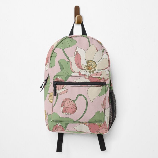Item preview, Pink Lotus Floral background designed and sold by dacoparo.