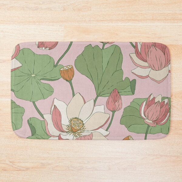 Item preview, Pink Lotus · Floral background designed and sold by dacoparo.