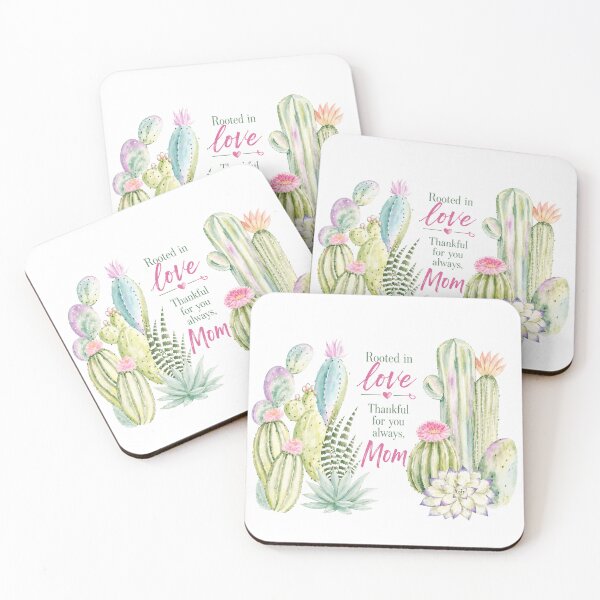 Item preview, Rooted in Love Thankful for You Always Mom – Cactus Flower Mother’s Day Gift designed and sold by DIY by Daphne Co..
