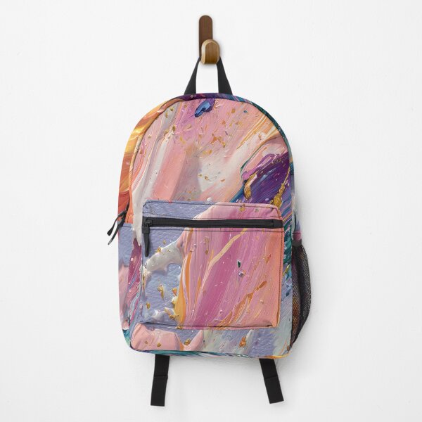Item preview, Pastel Abstract Impasto Paint Splash Art designed and sold by colorful-white.