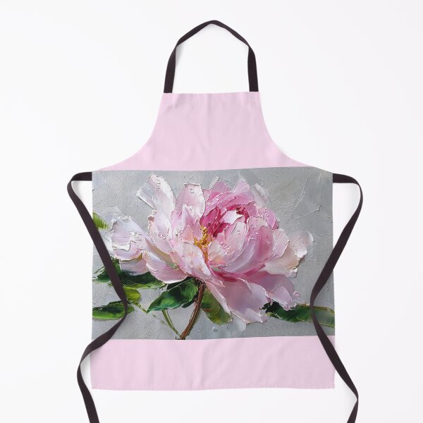 Item preview, Vibrant Pink Peony Blossom Oil Painting designed and sold by colorful-white.