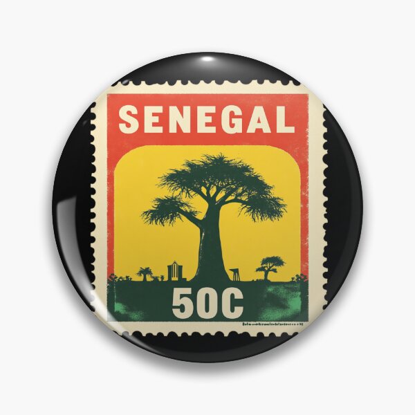 Item preview, Senegal Vintage Postage Stamp - Baobab Tree designed and sold by tiigerdad.