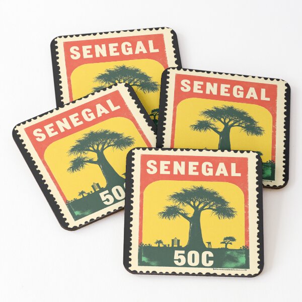 Item preview, Senegal Vintage Postage Stamp - Baobab Tree designed and sold by tiigerdad.