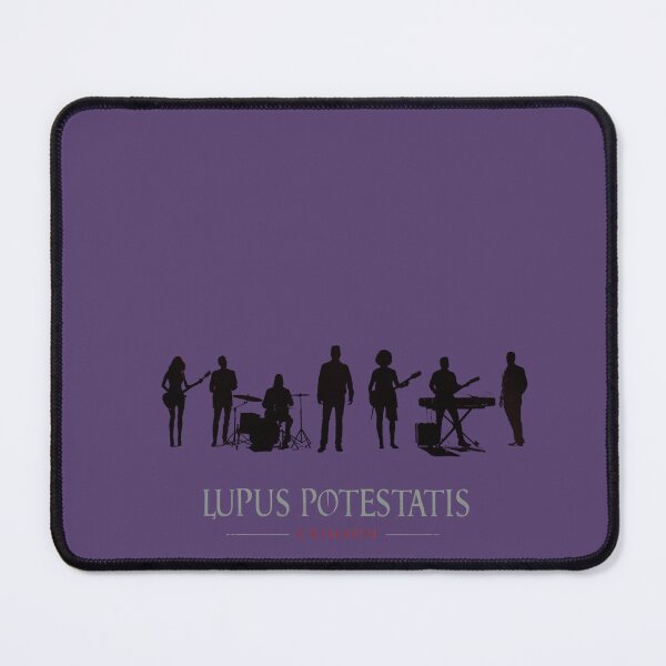 Item preview, LUPUS POTESTATIS - Gothic Band Silhouette Cathedral Concert Dark Poster designed and sold by GeoWhimsy Studio.