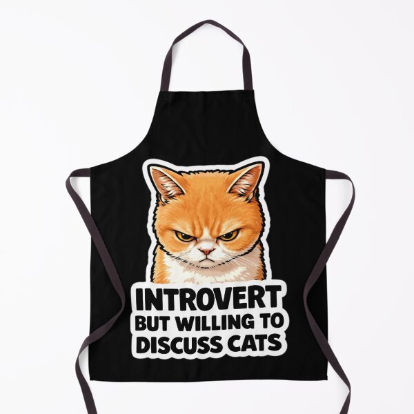 Item preview, Introverted But I Love Talking About Cats designed and sold by DetalleXL.