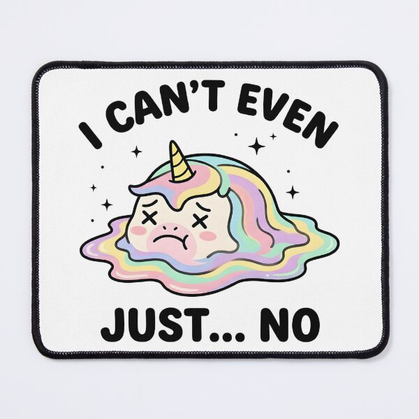Item preview, Funny Unicorn I Can’t Even Just No T-Shirt – Cute Sarcastic Meme Design designed and sold by DIRTYSKETCHH.