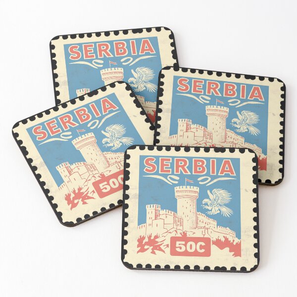 Item preview, Serbia Vintage Postage Stamp - Kalemegdan Fortress designed and sold by tiigerdad.