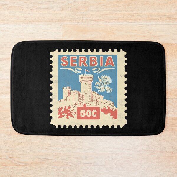 Item preview, Serbia Vintage Postage Stamp - Kalemegdan Fortress designed and sold by tiigerdad.