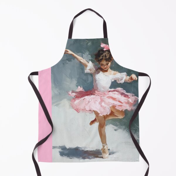 Item preview, Graceful Little Ballerina in Pink Tutu Oil Painting designed and sold by colorful-white.