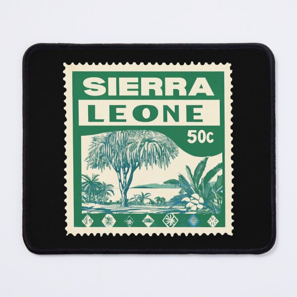 Item preview, Sierra Leone Vintage Postage Stamp - Cotton Tree designed and sold by tiigerdad.